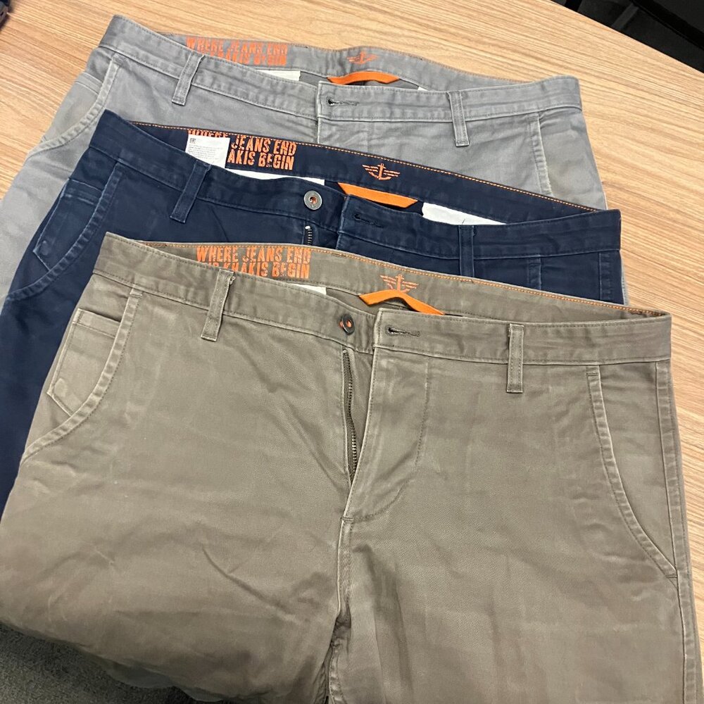 3 Pair Dockers Casual Khakis - Elevate your everyday look!